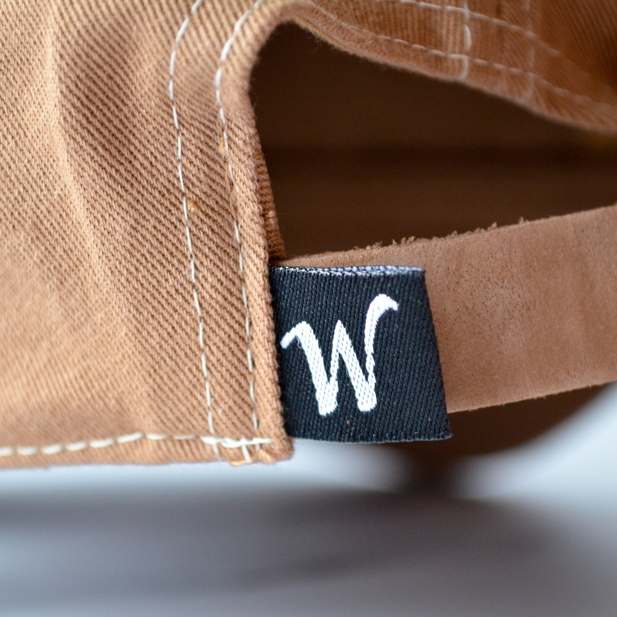 Winans Cotton Canvas Embroidered Baseball Cap, Tan