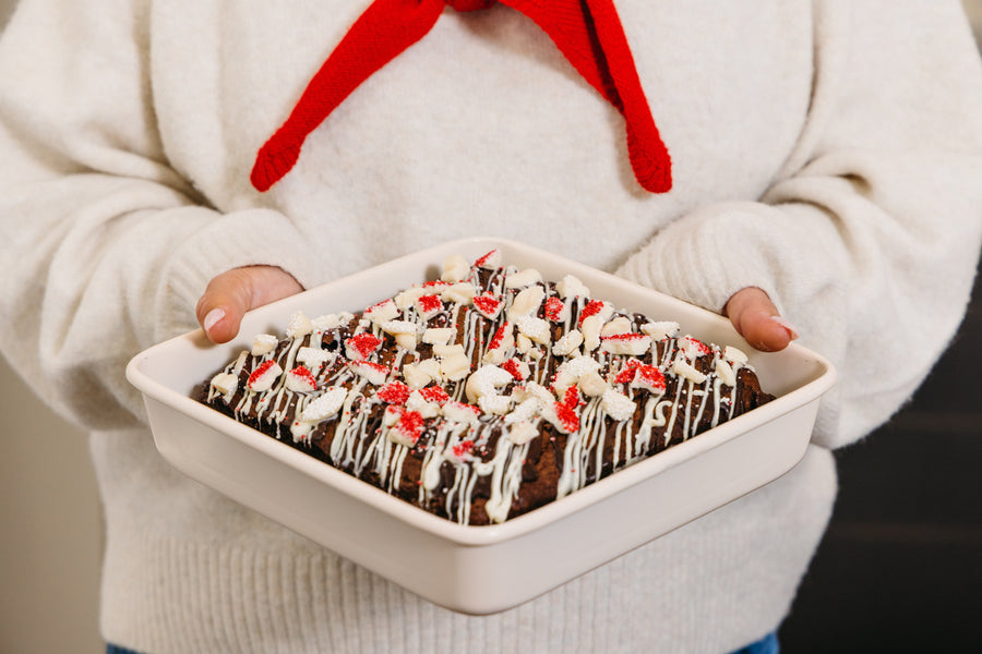 Holiday Mint Jewel Brownies