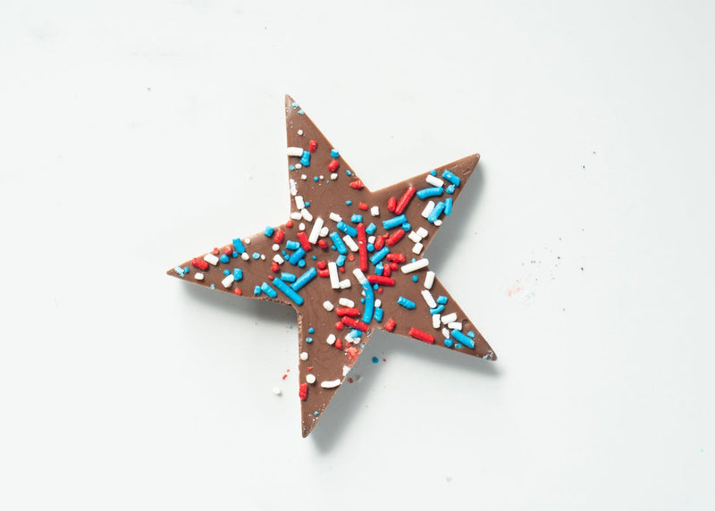 Milk Chocolate Star w/ Sprinkles