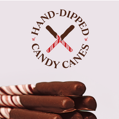 Chocolate Dipped Candy Canes