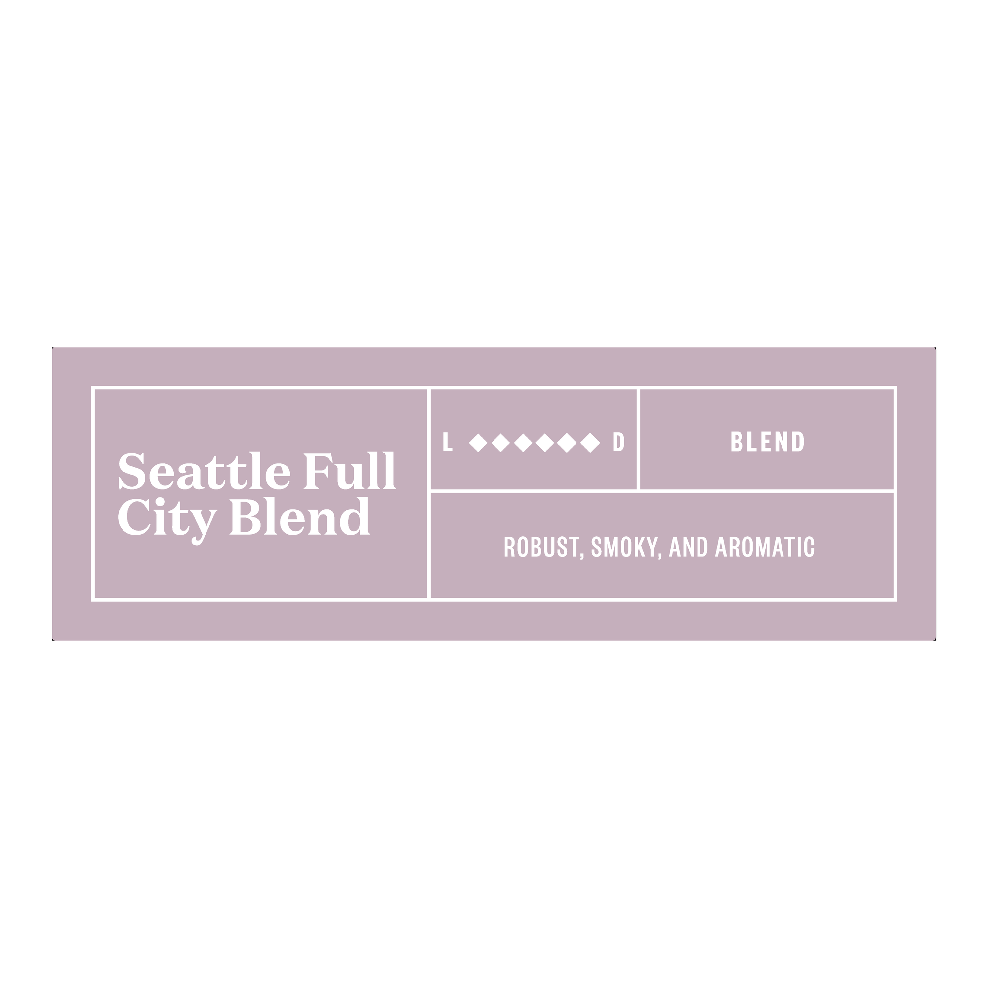 5 lb. Seattle Full City Blend