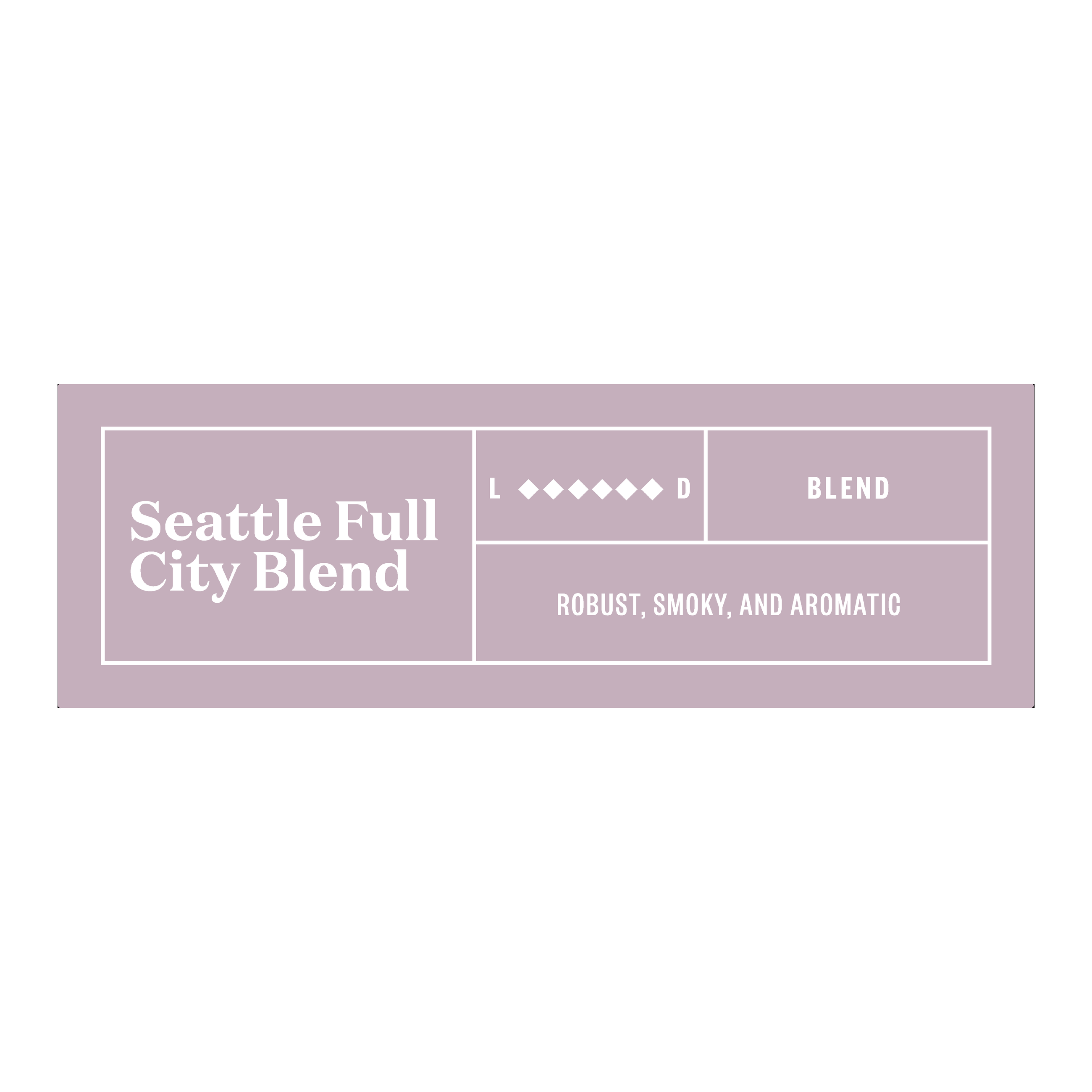 5 lb. Seattle Full City Blend