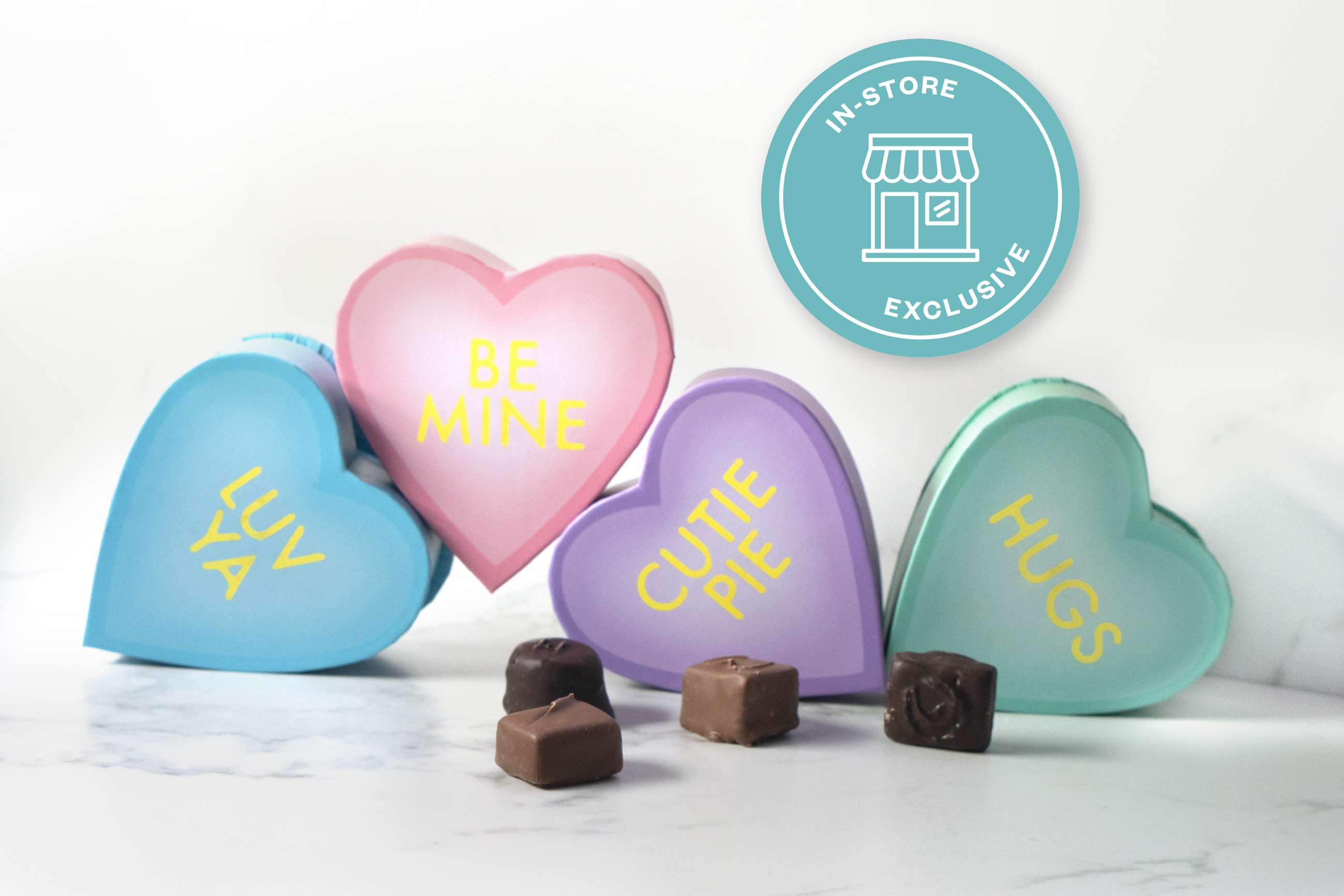 Conversation Heart Chocolate Gift Box