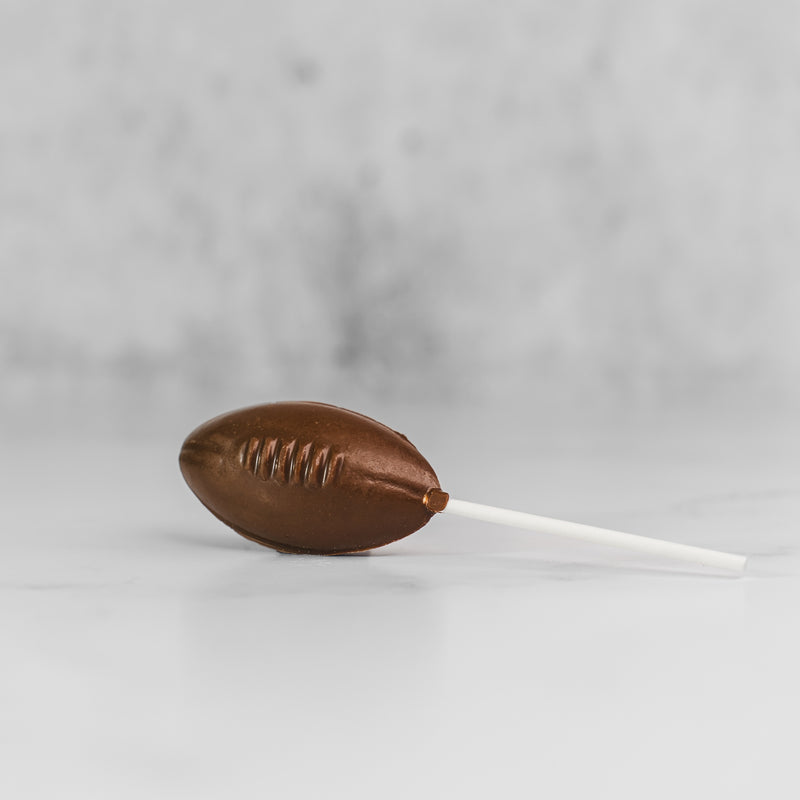 Football Chocolate Sucker