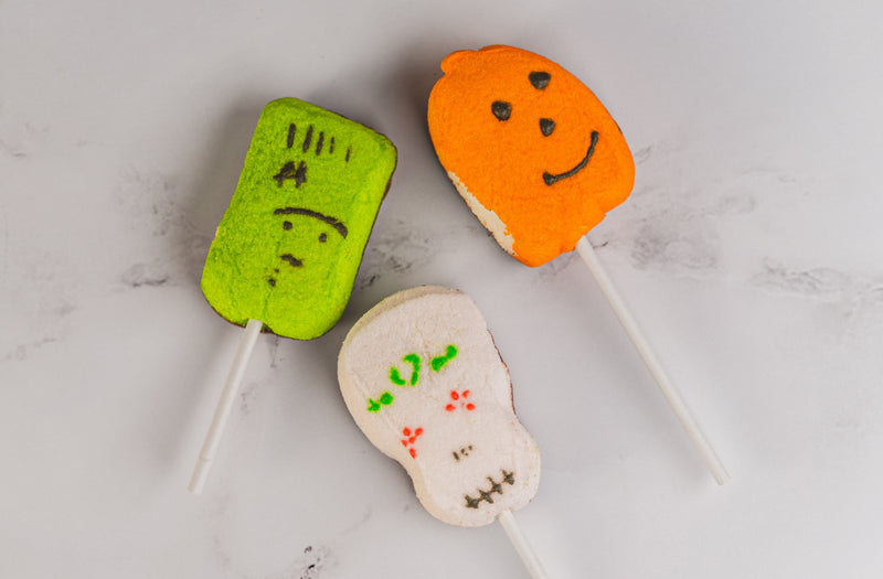 Halloween Marshmallow Suckers