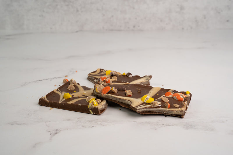 Peanut Butter Pieces Bark