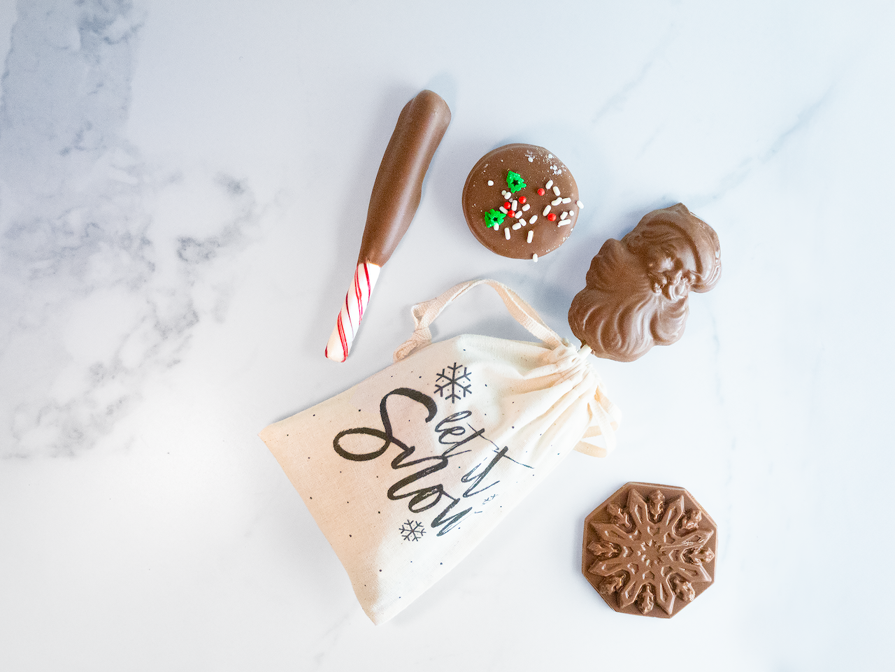 Snowman Treat Bag Gift Set