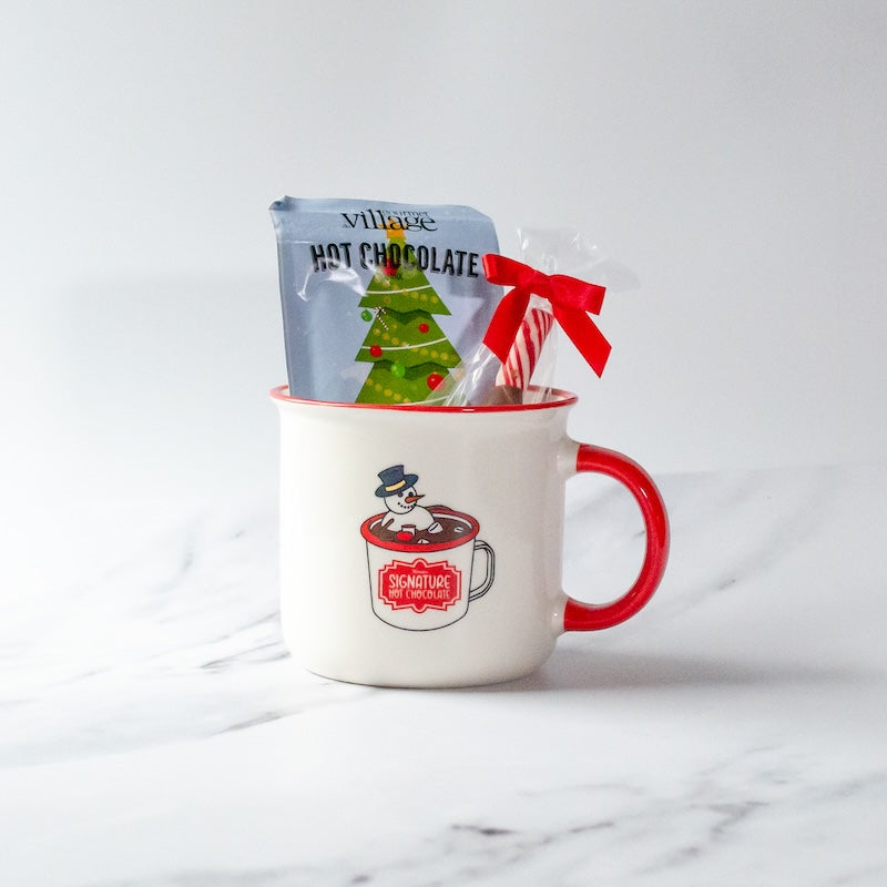 Holiday Hot Chocolate Mug Gift Set