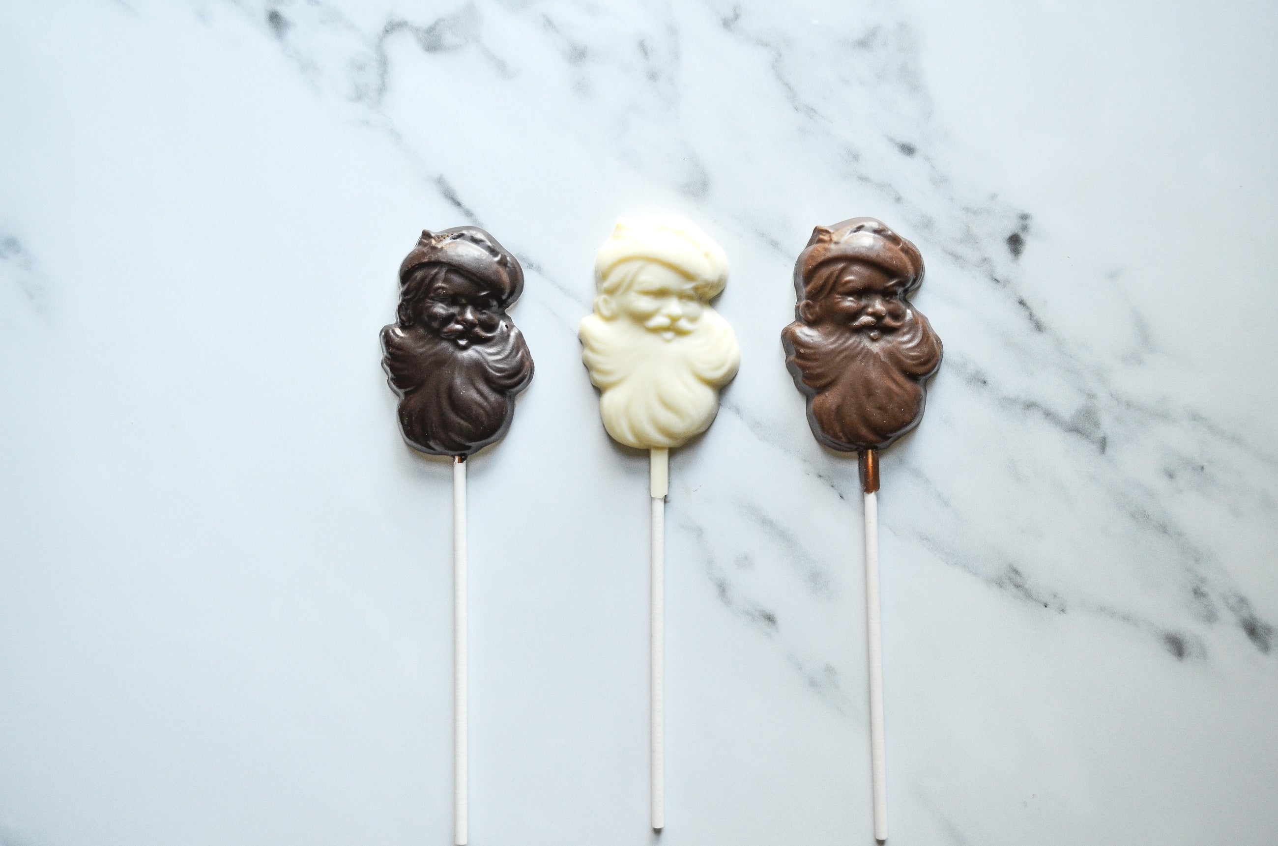 1 oz Chocolate Santa Sucker