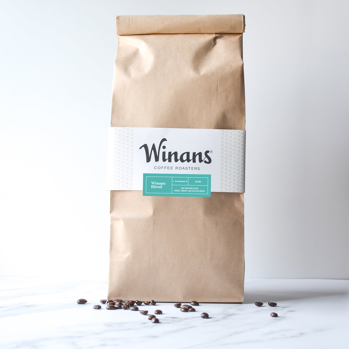 Winans 5 Pound Coffee Bean bag, Blends