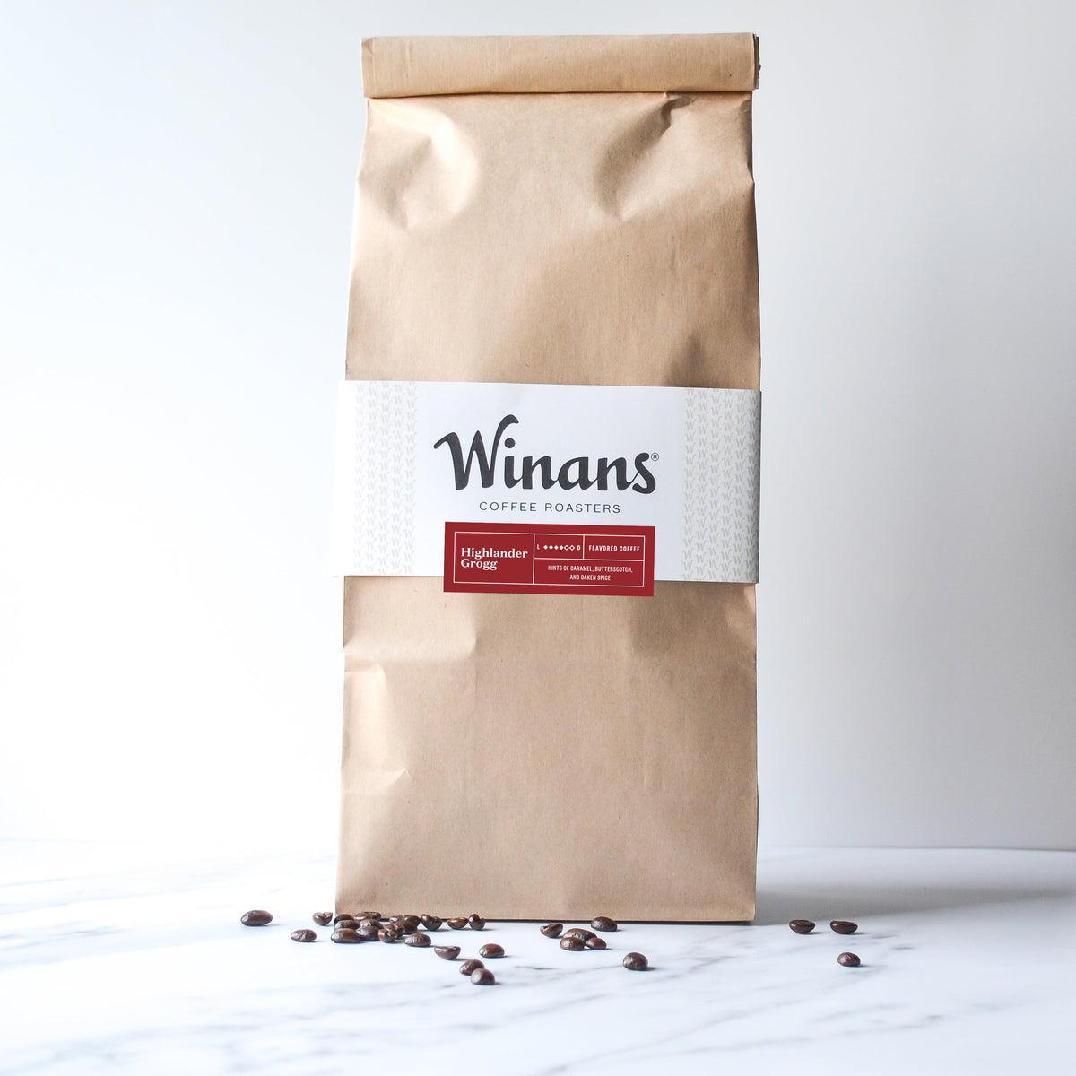 Winans 5 Pound Coffee Bean bag, Flavored