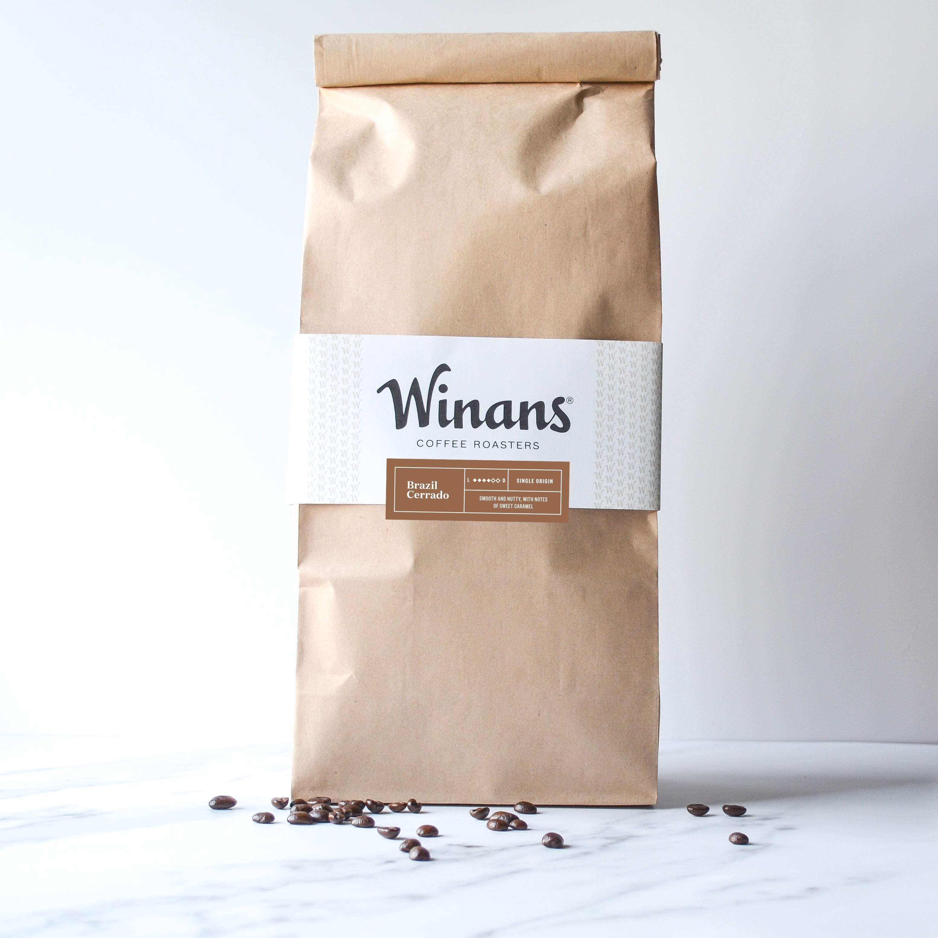 Winans 5 Pound Coffee Bean bag, Single Origin