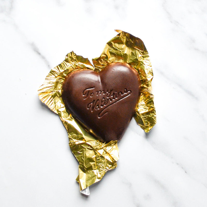 1oz Foiled Chocolate Heart