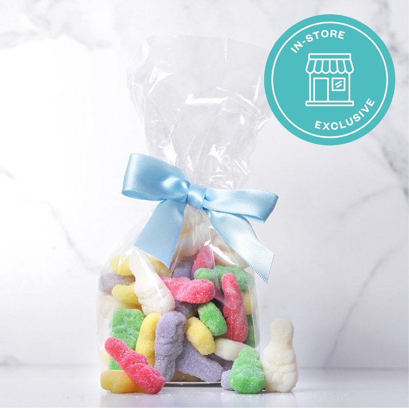 Sanded Gummi Bunnies